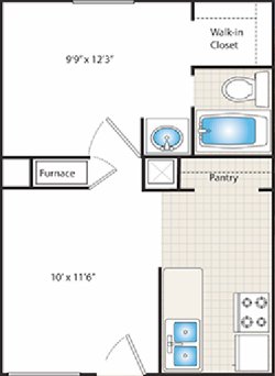 The Freshman floor plan diagram