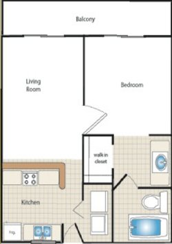 Stonecrest at Orem City Center floor plan diagram